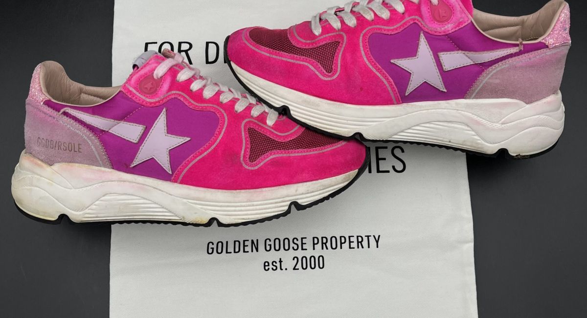Golden Goose Running Rose Fluo 36