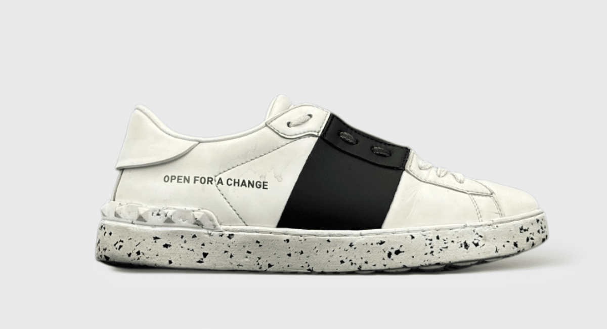 10114 Valentino Open Blanc/noir 40