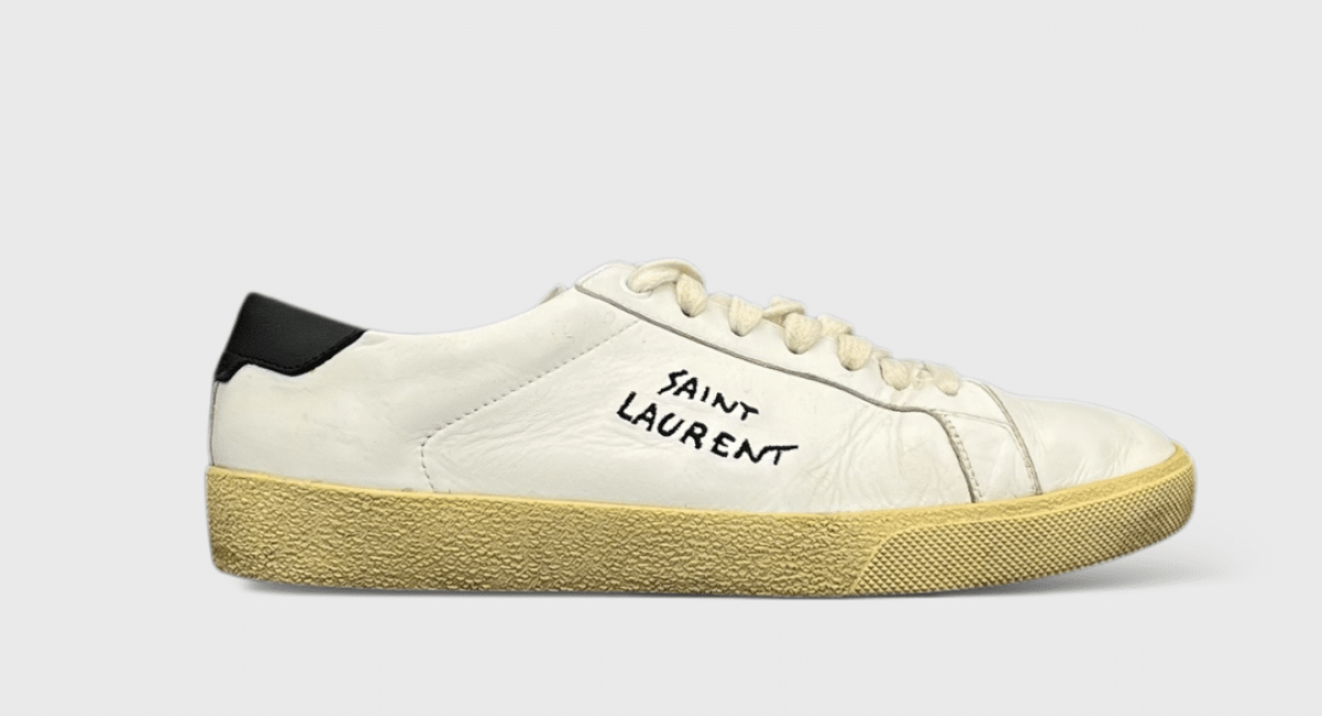 0000000535 Yves Saint Laurent Court Classic Blanc/Noir 41,5