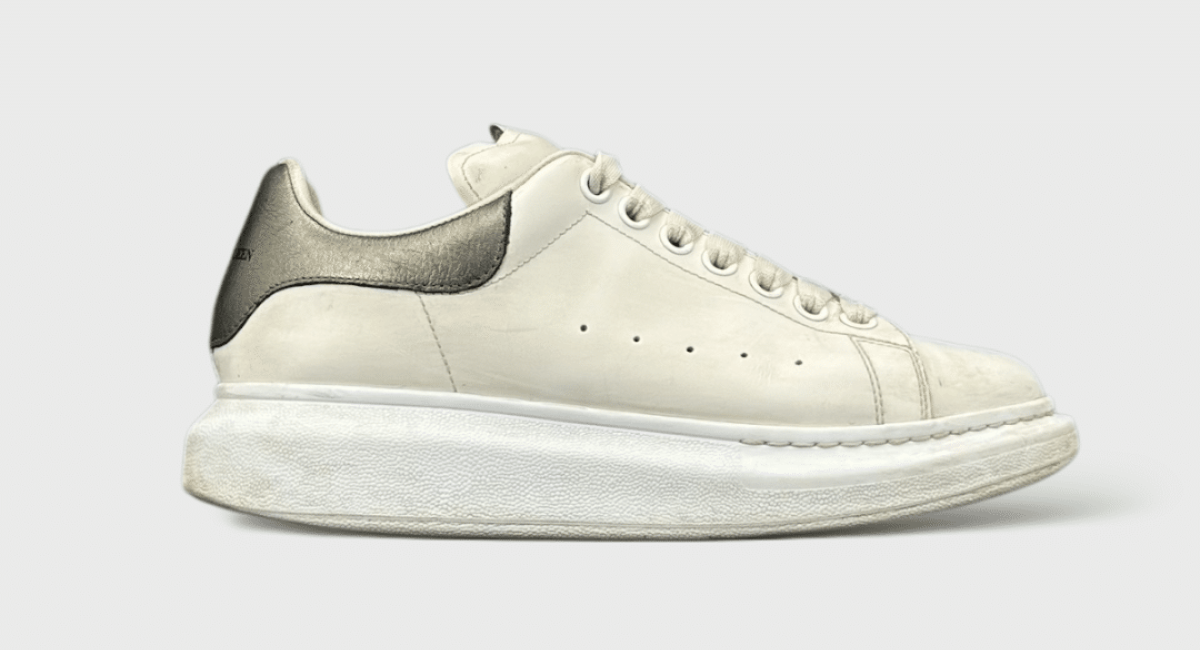 0000000172 Alexander Mcqueen Oversize blanc/Argenté 39,5