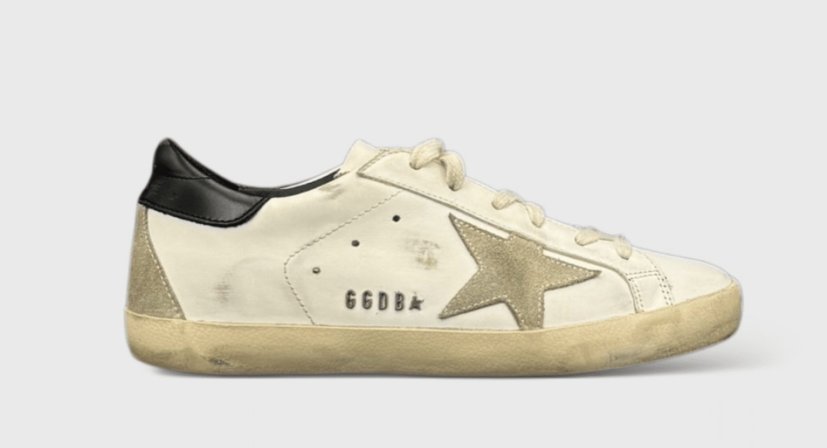 0000000817 Golden Goose Super Star Blanc/Noir 36