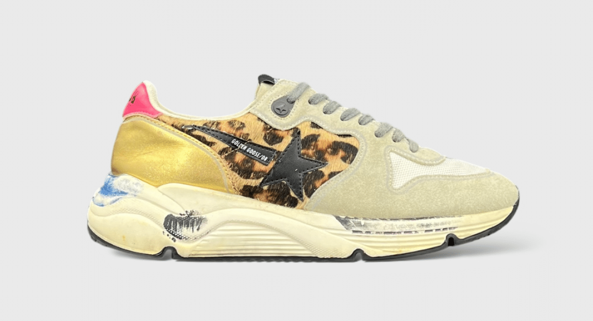7726 Golden Goose Running Léopard/Beige 39