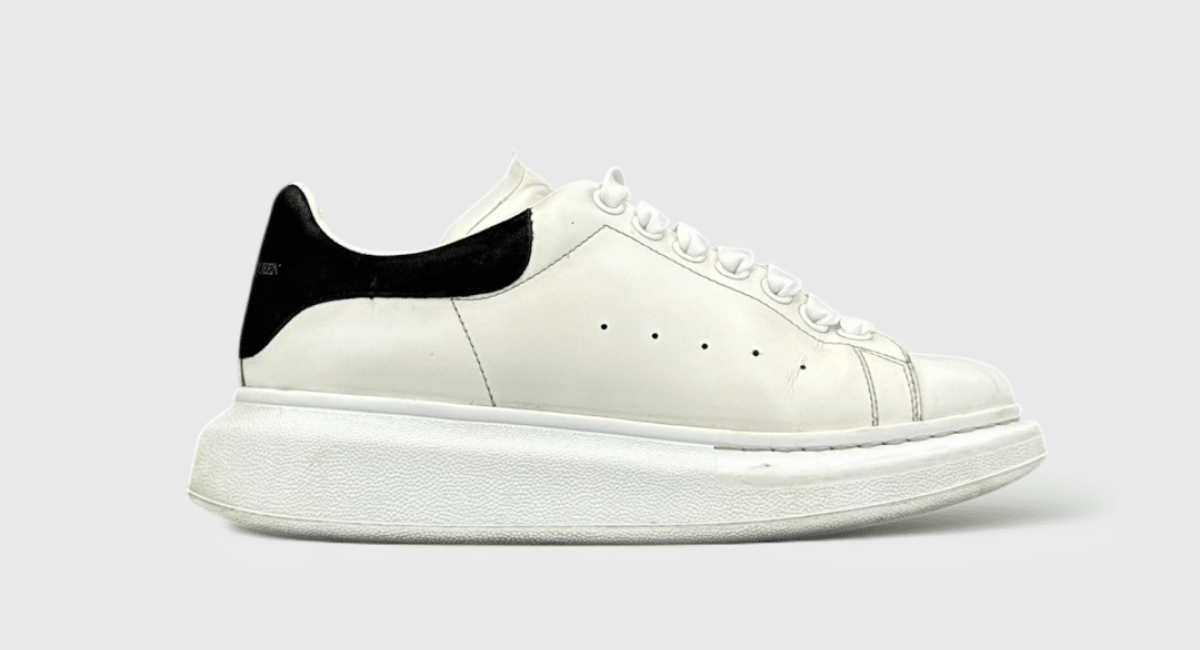 9691 Alexander Mcqueen Oversize Blanc/noir 38