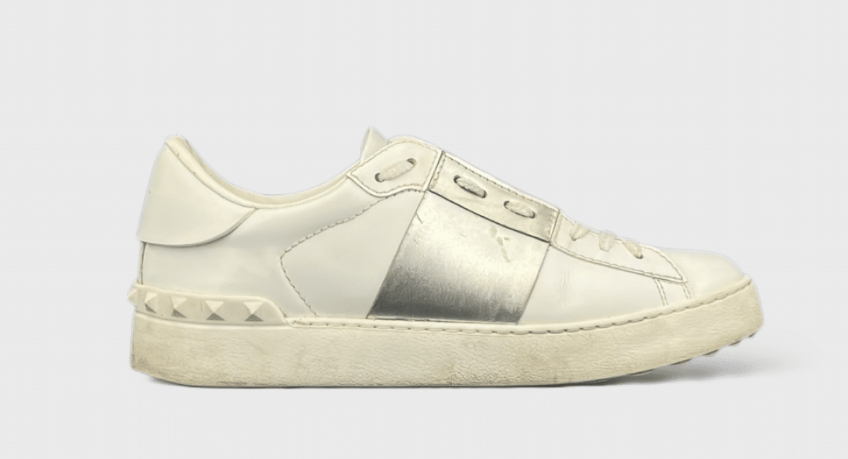 0000000586 Valentino Open Blanc/Argenté 38,5