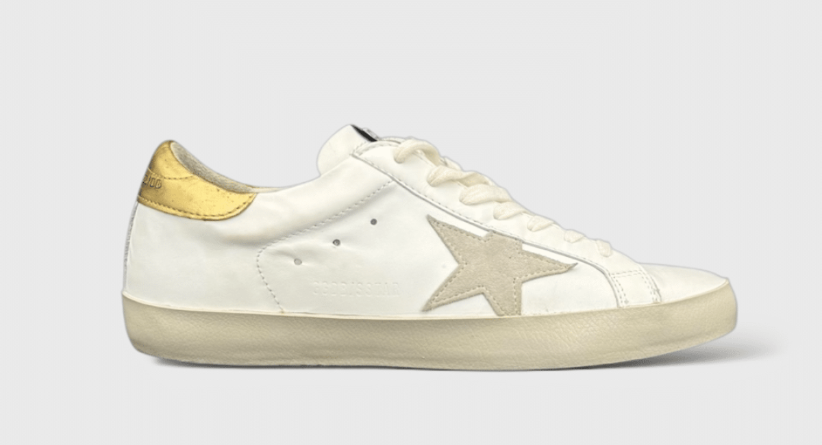 0000000277 Golden Goose Super Star Blanc/Or 40