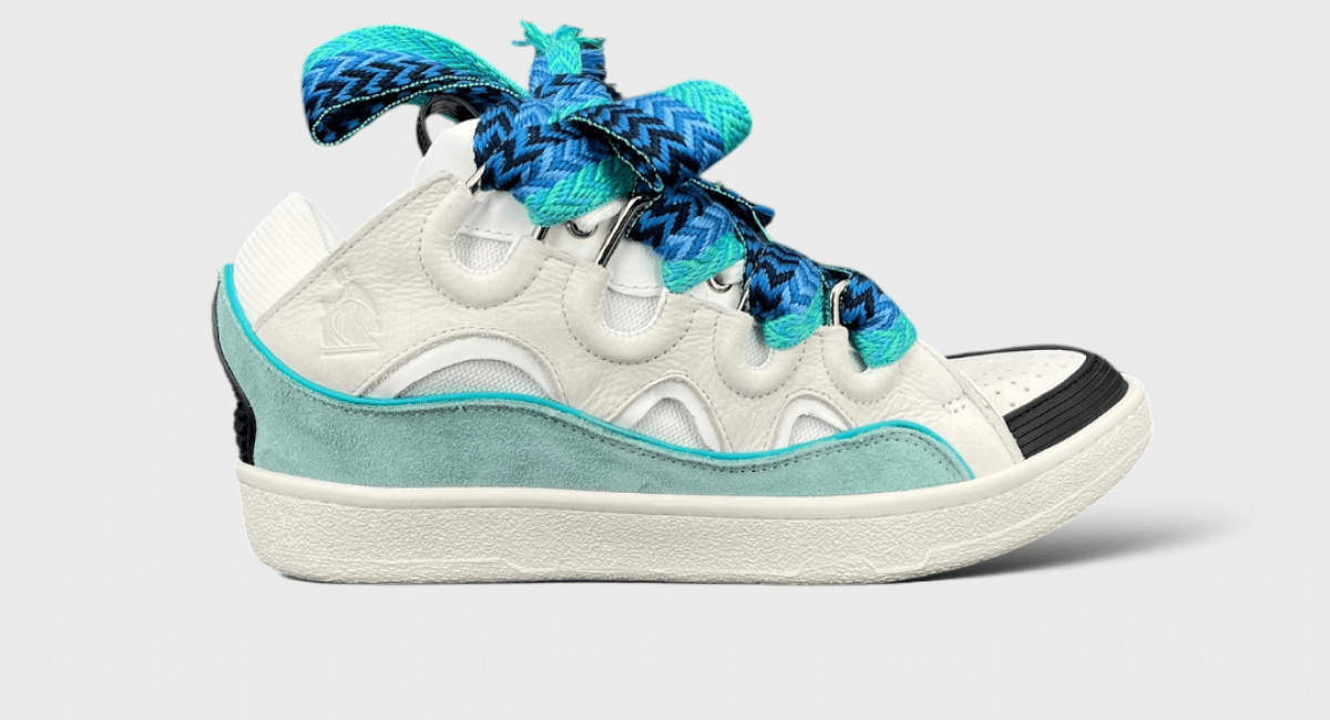 7380 Lanvin Curb Bleu/Blanc 43