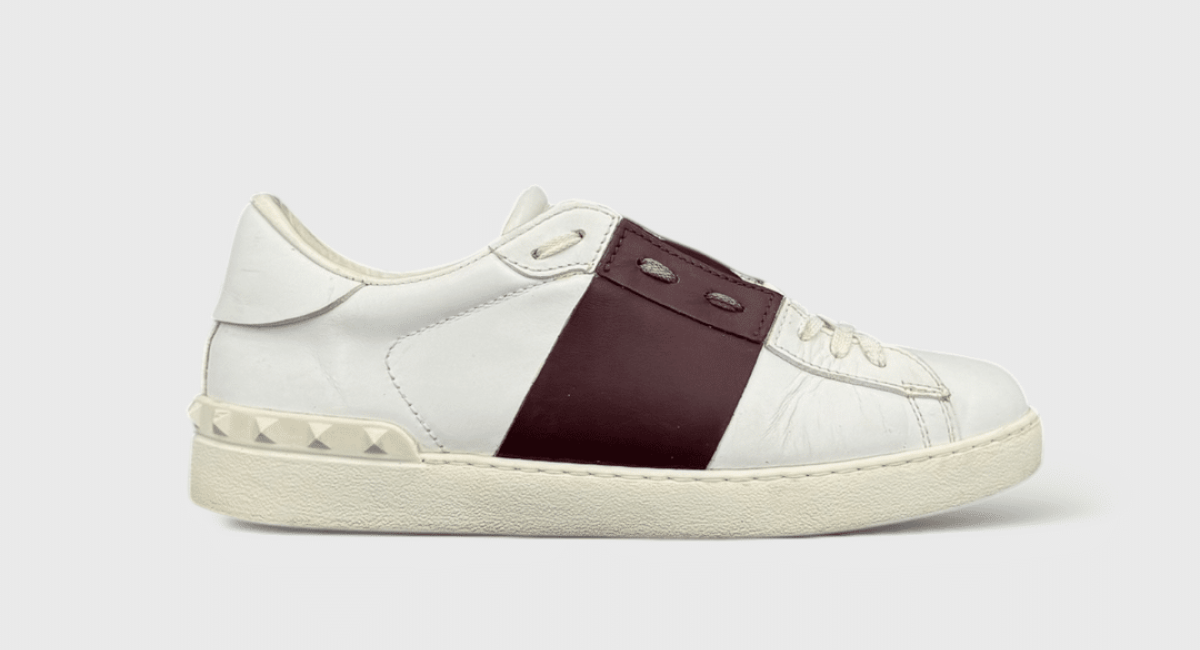 8621 Valentino Open Blanc/Bordeaux 41