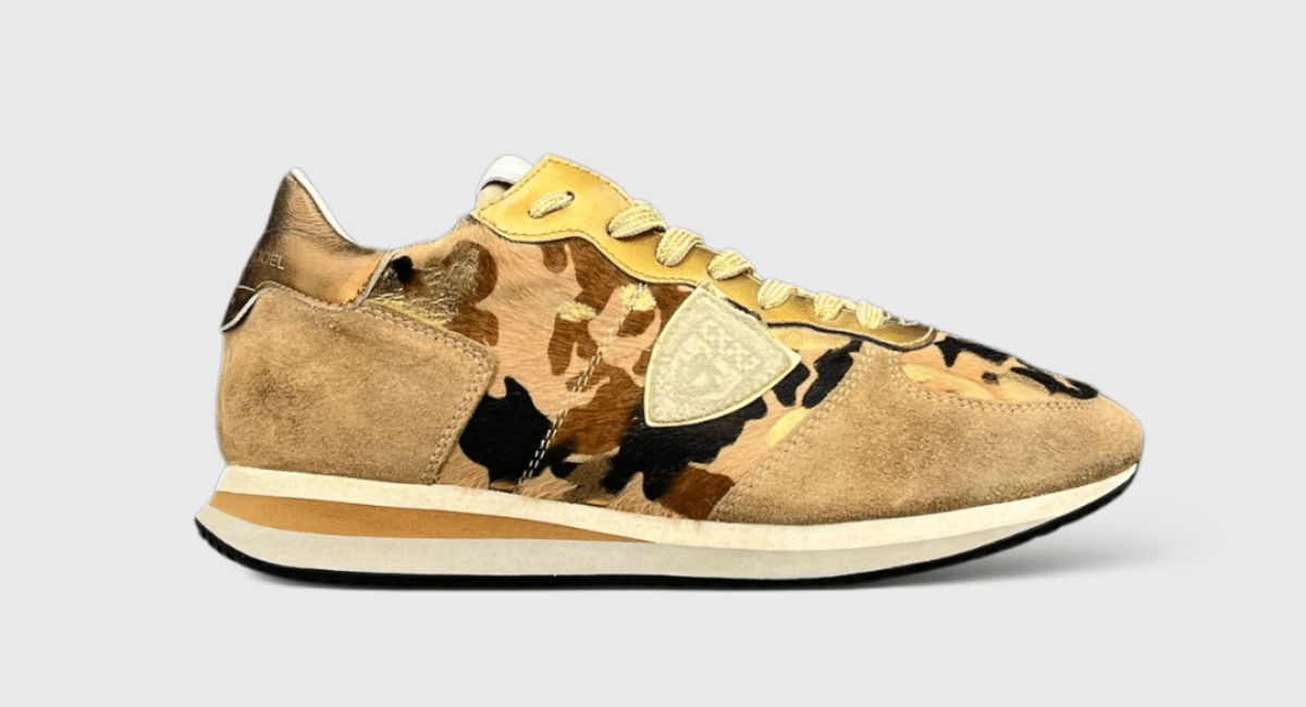 0000000074 Philippe Model Tropez Leopard/beige/or 37