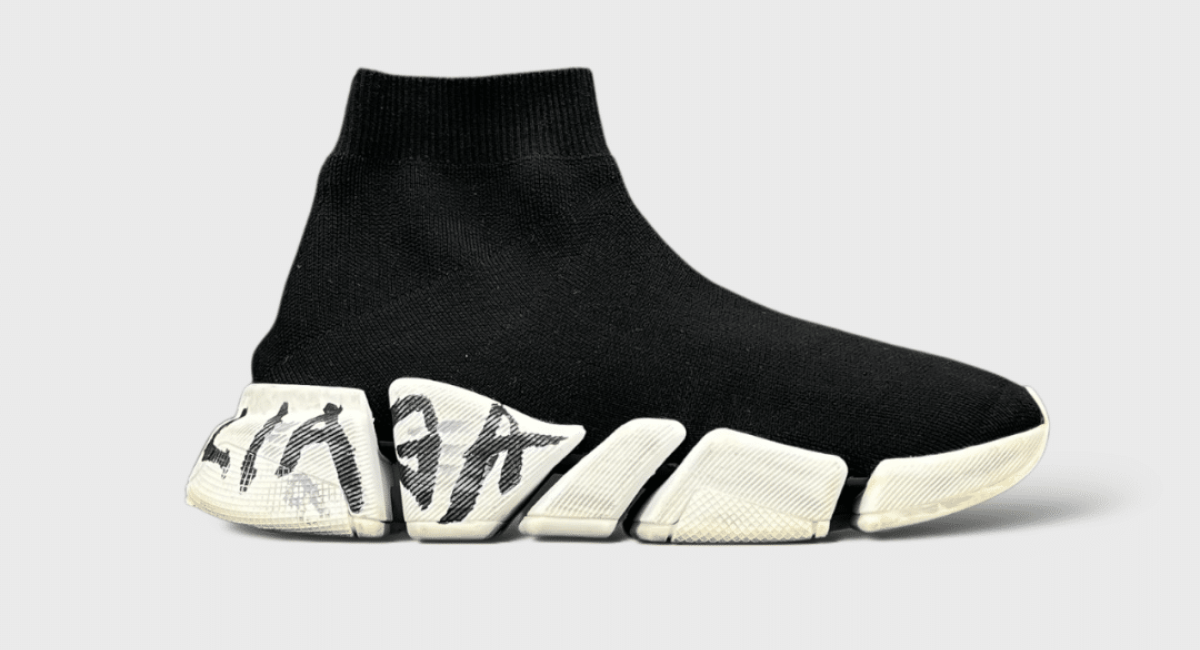 9316 Balenciaga Speed Trainer Noir/Blanc 37