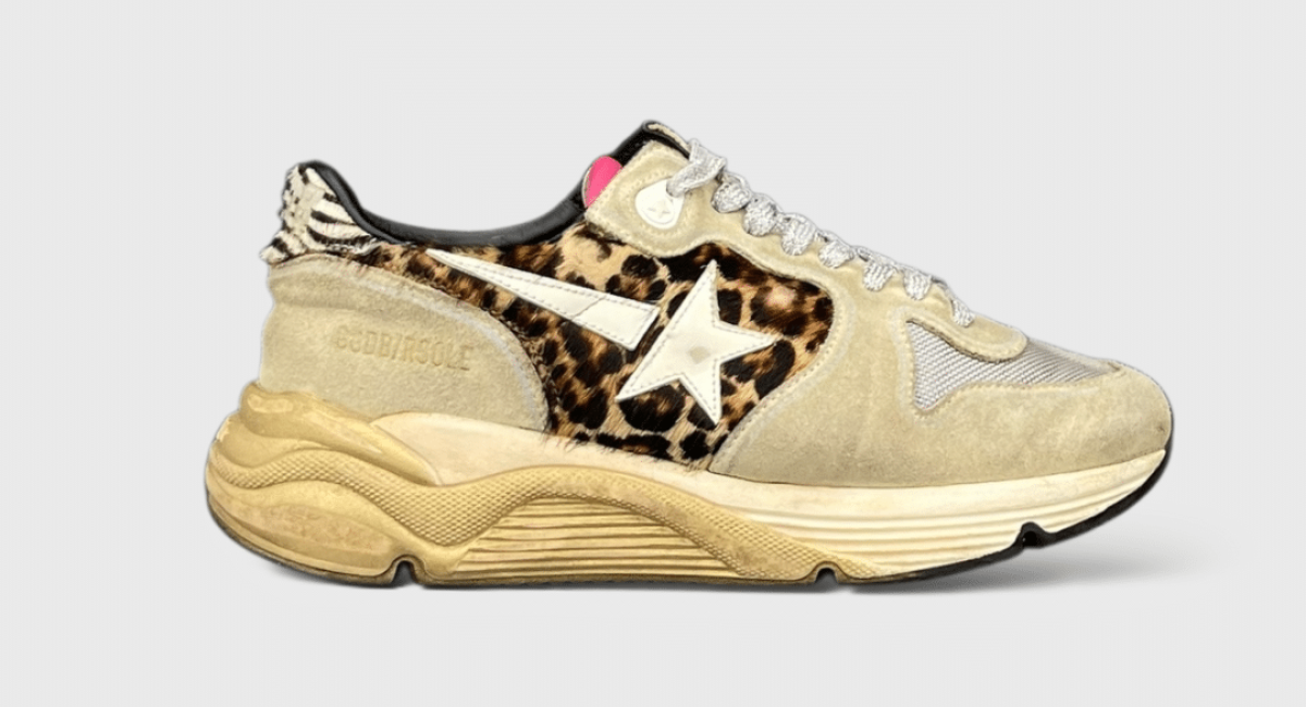 0000000843 Golden Goose Running Léopard/Beige 37