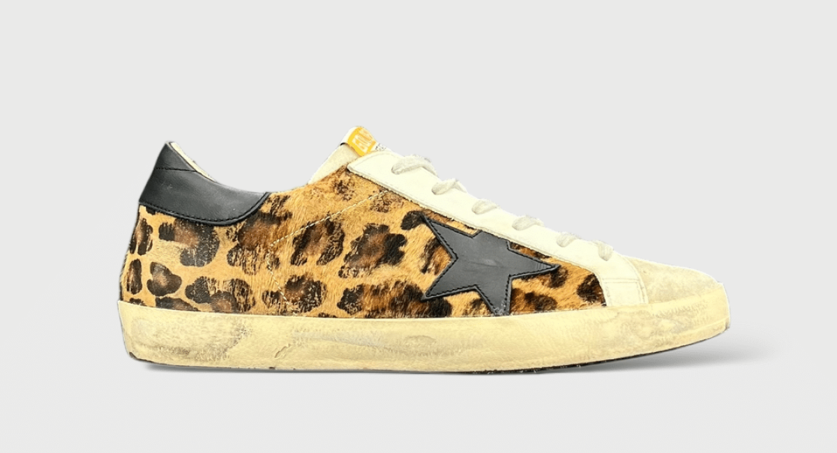 G12 Golden Goose Superstar léopard/Noir/Blanc 37