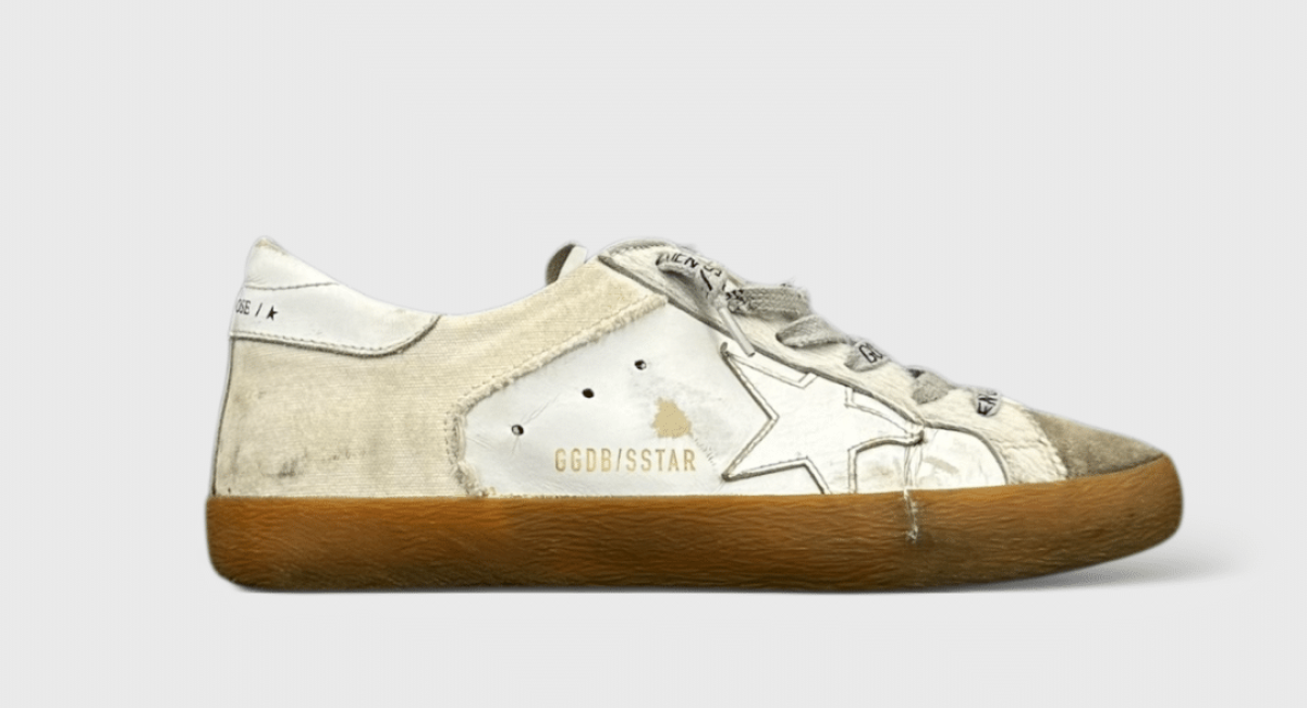 0000000773 Golden Goose Super Star Blanc/Beige 39