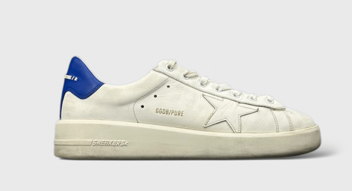0000000685 Golden Goose Pure Star Blanc/bleu 42
