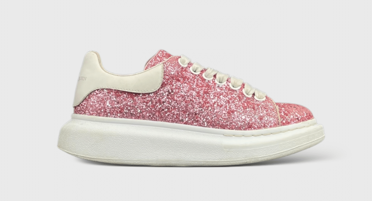 0000000549 Alexander Mcqueen Oversize rose/blanc 37