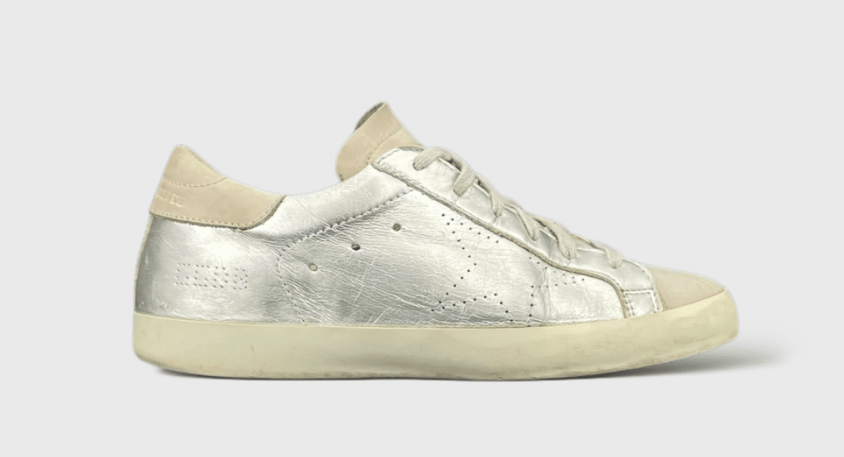 0000000268 Golden Goose Super Star Argenté/Daim 37