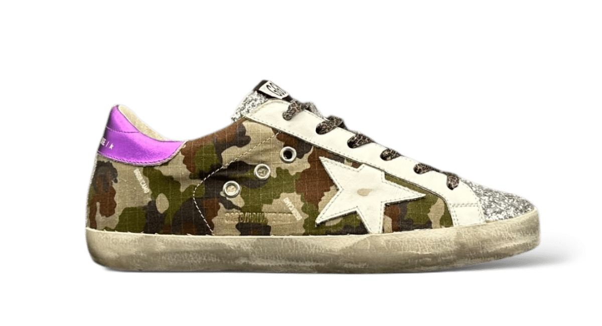 0000001294 Golden Goose Super Star Militaire/Violet 38