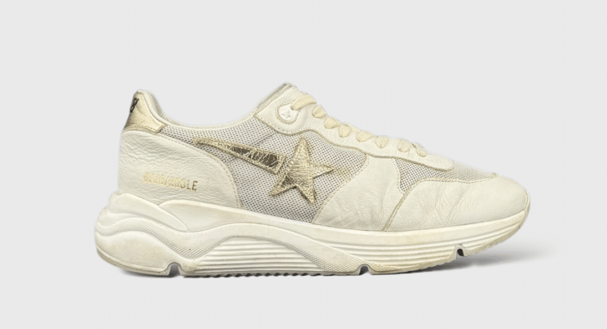 0000000357 Golden Goose Running Blanc/Or 40