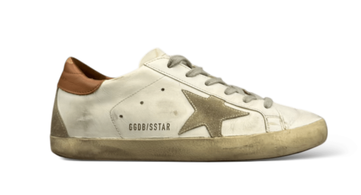 0000001287 Golden Goose Super Star Blanc/Marron 37