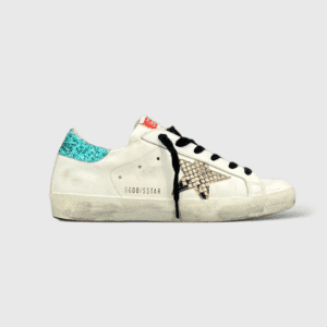 0000000040 Golden Goose Super Star Blanc/Bleu/Python 37