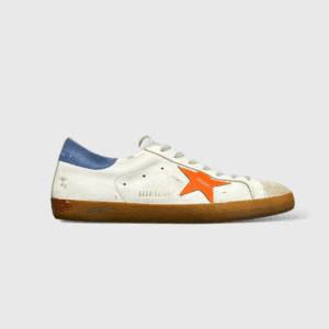 0000000609 Golden Goose Super Star Blanc/orange/bleu 43