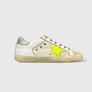 0000000024 Golden Goose Super Star Blanc/gris/léopard/Jaune 35
