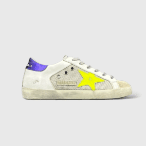 0000000038 Golden Goose Super Star Blanc/Violet/Jaune 35