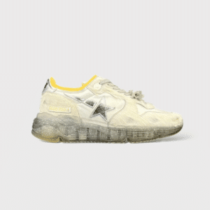 8274 Golden Goose Running Blanc/Argenté/Jaune 37