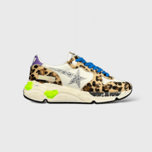 8268 Golden Goose Running Léopard/paillette/blanc 38