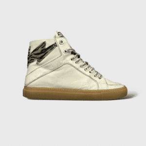 9040 Zadig & Voltaire High Flash Blanc/Zèbre 37