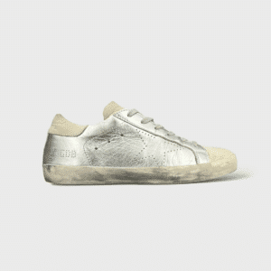 0000000643 Golden Goose Super Star Argenté/Beige 37