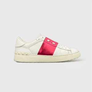 0000000599 Valentino Open Blanc/Rouge 36
