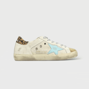 0000000483 Golden Goose Super Star Blanc/Léopard/Bleu 35