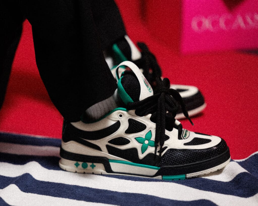 LV Skate noire et verte