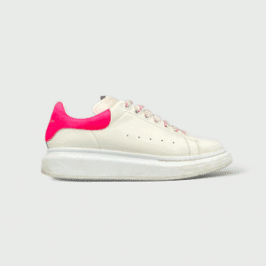 0000000179 Alexander Mcqueen Oversize Blanc/Rose 38