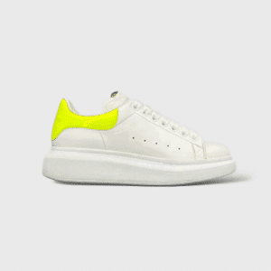 0000000603 Alexander Mcqueen Oversize Blanc/Jaune 36