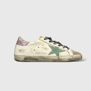 0000000374 Golden Goose Super Star vert/blanc/violet/leopard 36