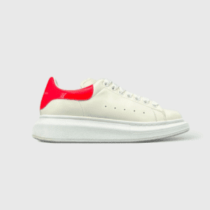 0000000639 Alexander Mcqueen Oversize Blanc/Rouge 37
