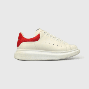 0000000602 Alexander Mcqueen Oversize Blanc/Rouge 37