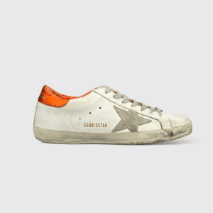 0000000387 Golden Goose Super Star Blanc/Orange 39
