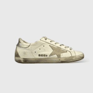 0000000551 Golden Goose Super Star Blanc/Argenté 36