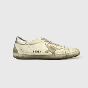 0000000634 Golden Goose Super Star Blanc/Argenté 41