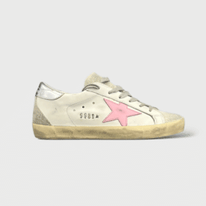 0000000784 Golden Goose Super Star Blanc/Argenté/Rose 36