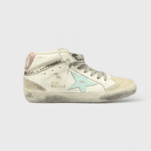 0000000763 Golden Goose Mid Star Blanc/Rose/Bleu 36