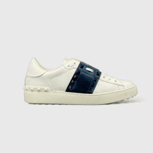 0000000128 Valentino Rockstud Blanc/Bleu 38