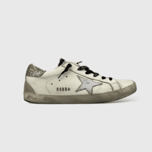 0000000540 Golden Goose Super Star Blanc/Argenté 39