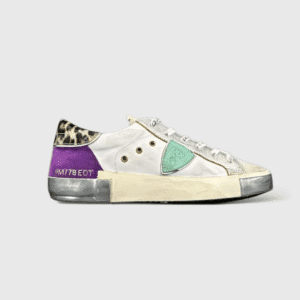 0000000289 Philippe Model PRSX Violet/blanc/turquoise/leopard 36