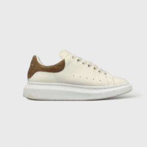 0000000648 Alexander Mcqueen Oversize Blanc/Marron 42