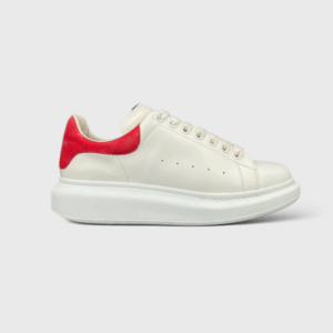 0000000193 Alexander Mcqueen Oversize Blanc/Rouge 40