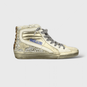 10844 Golden Goose Slide Argenté/Paillette 35
