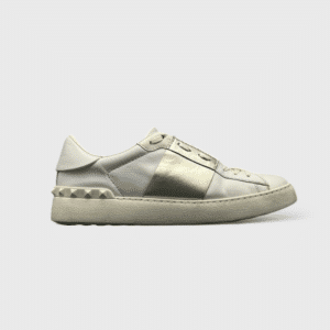 0000000879 Valentino Open Blanc/Argent 40